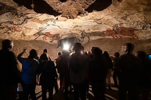 Entering the Hall of the Bulls
