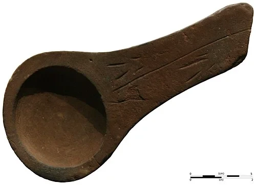 Paleolithic Sandstone Lamp