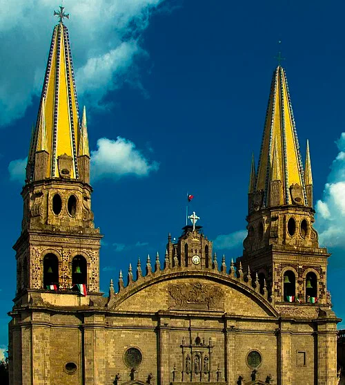 The Cathedral of the Assumption from Plaza Guadalajara
