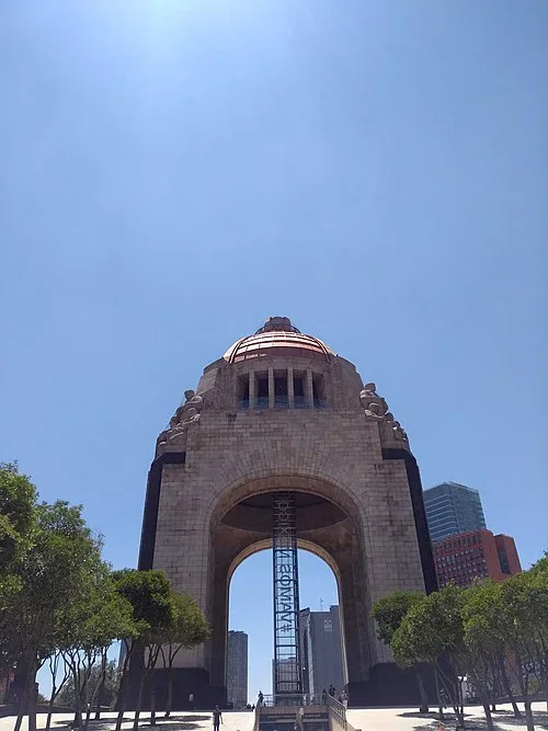 The Monument from Plaza de la República
