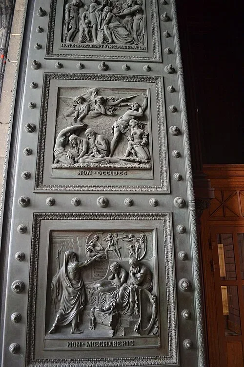 The Ten Commandments Bronze Doors