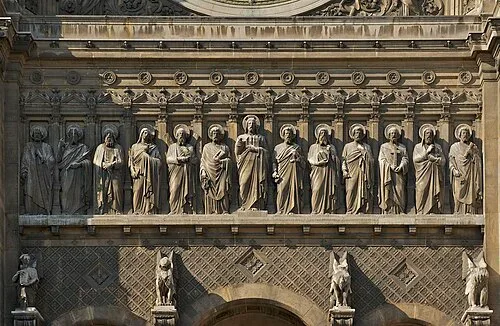 The Portal Frieze of Christ and the Twelve Apostles