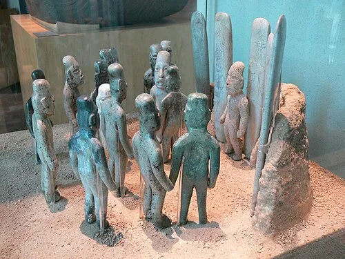 제물 4호: 옥 유물 배치