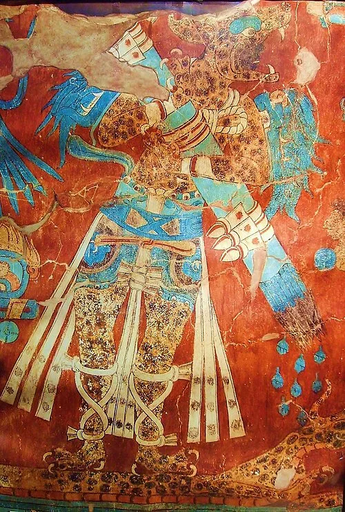 Murale dell'Uomo Giaguaro