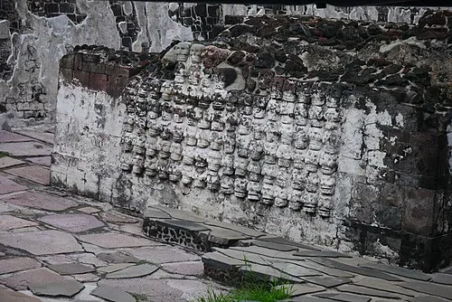 The Tzompantli: Wall of Skulls