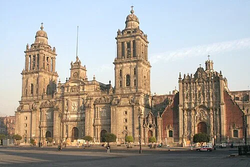 The Cathedral from the Zócalo