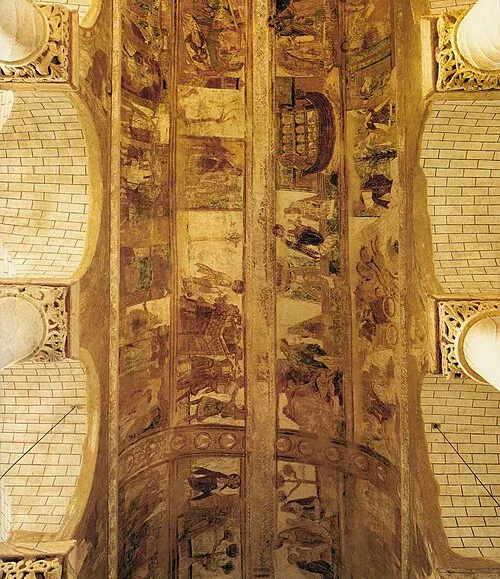 The Painted Barrel Vault of the Nave